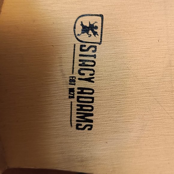 Stacy Adams Dunbar Wingtip Oxfords, Tan Size 11.5   Like New Condition - Picture 4 of 7